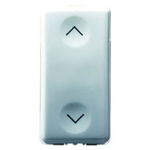 Two-way circuit breaker 2P 1-0-2 white TOP